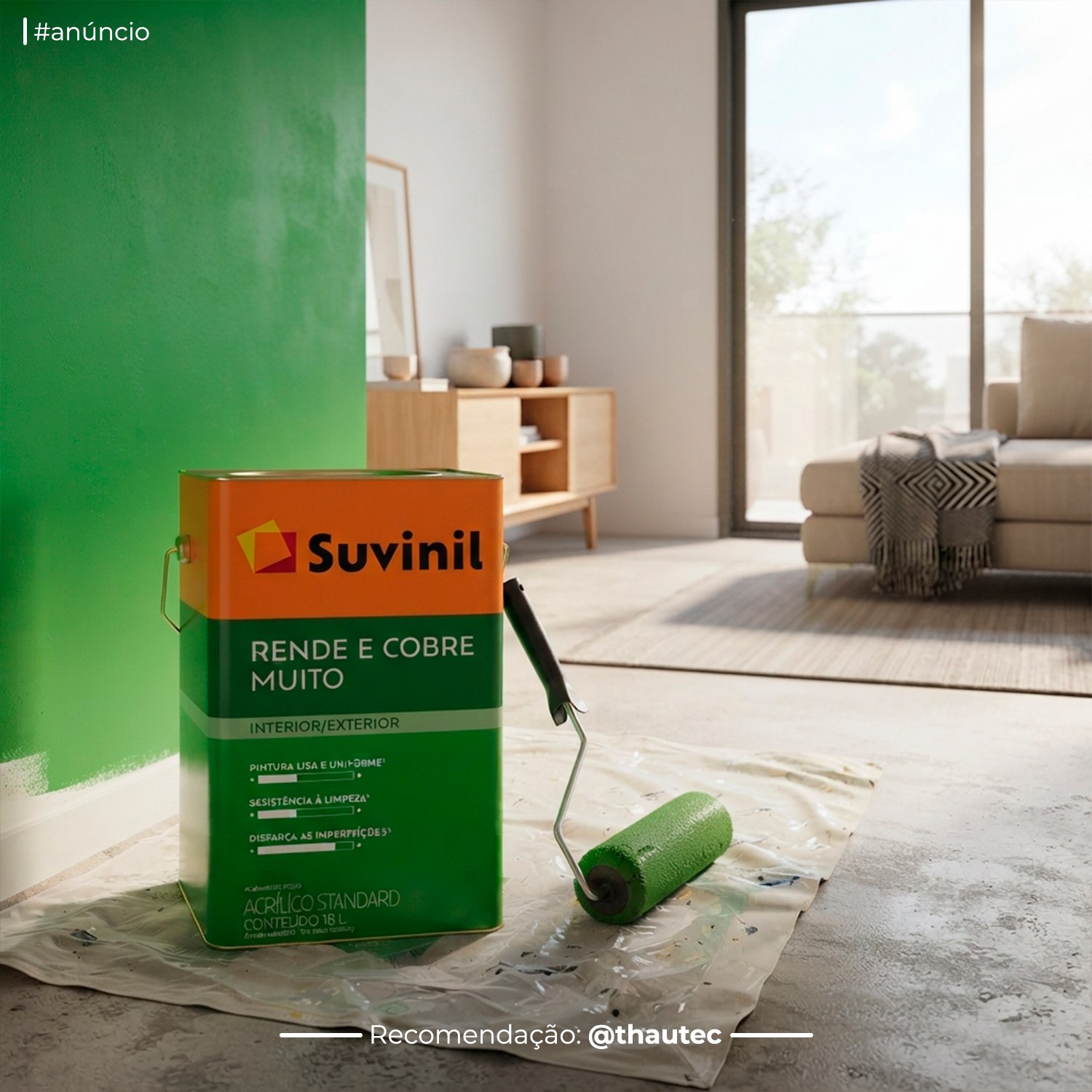 Tinta Rende & Cobre Muito Cores Básicas18L Suvinil