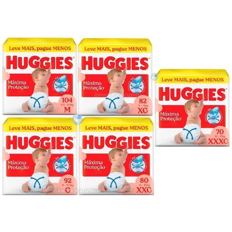 Fralda Huggies Supreme Care (pacote grande!)