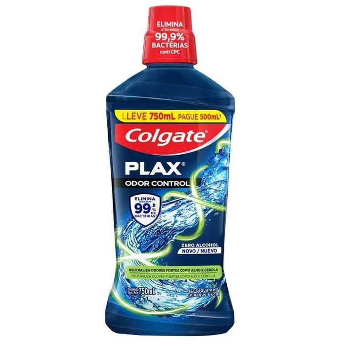 Enxaguante Bucal Colgate Plax Odor Control 750ml