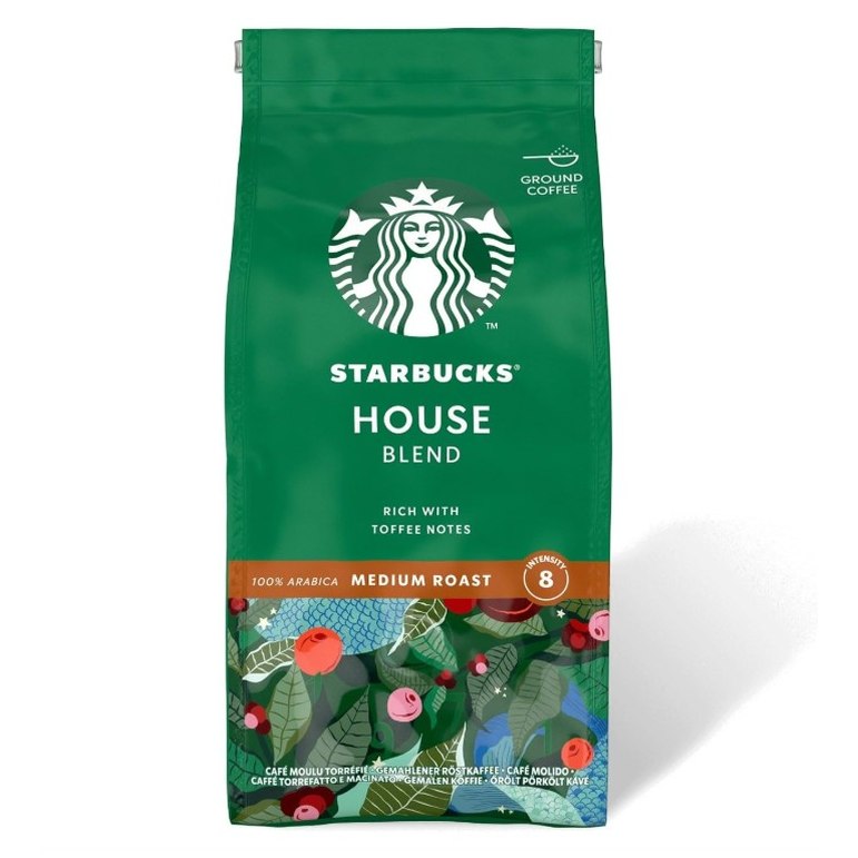 Café Starbucks House Blend Torrado e Moído Torra Média 250g