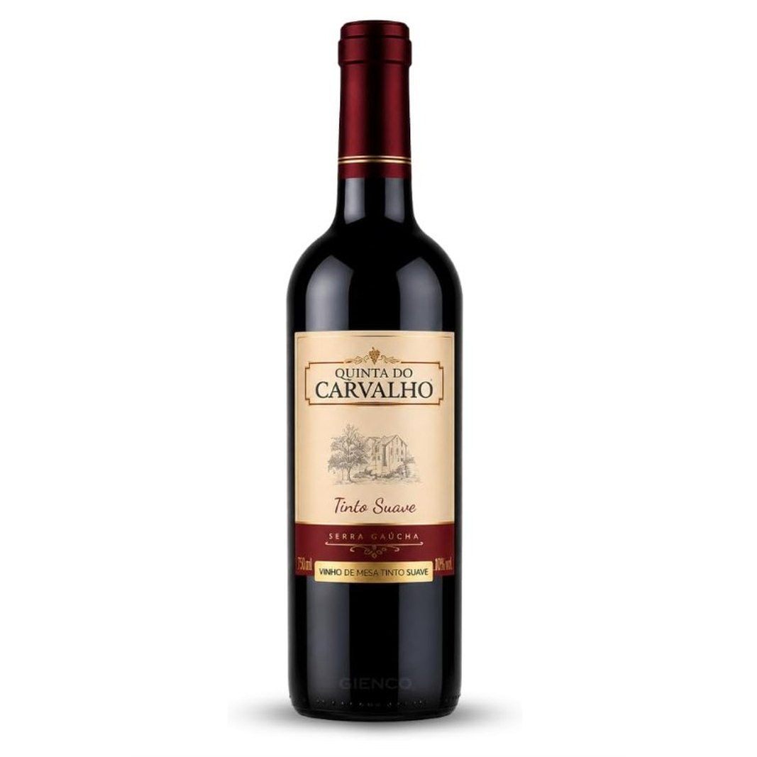 Vinho tinto suave Quinta do Carvalho 750 ML
