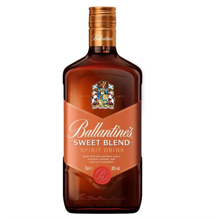 Licor Seco de Whisky Caramelo & Baunilha Ballantine's Sweet Blend Garrafa 700ml