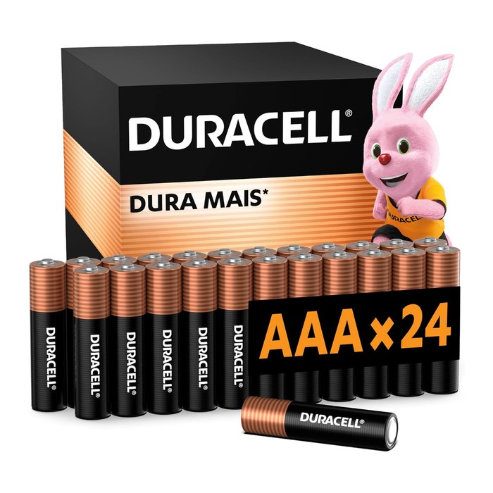 Duracell Pilhas Alcalinas Pequena Pack 24 Unidades