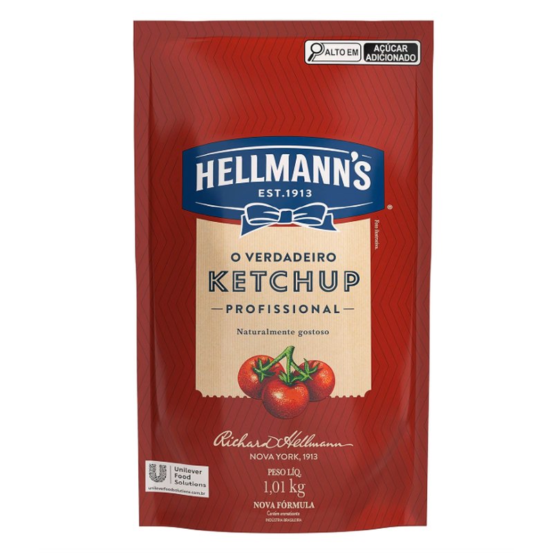 Hellmann'S Profissional Ketchup Doypack 1,01Kg