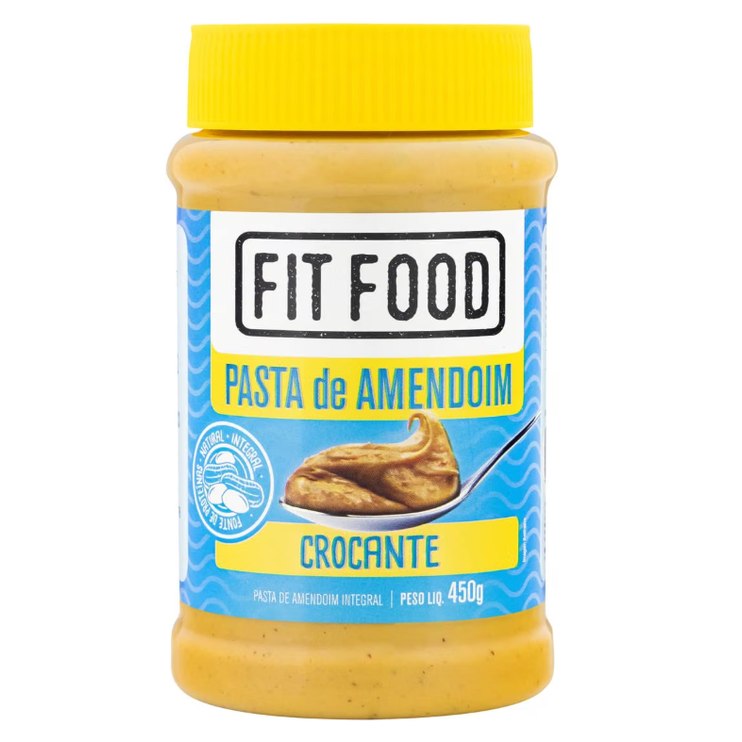 Fit Food Pasta De Amendoim Crocante 450G