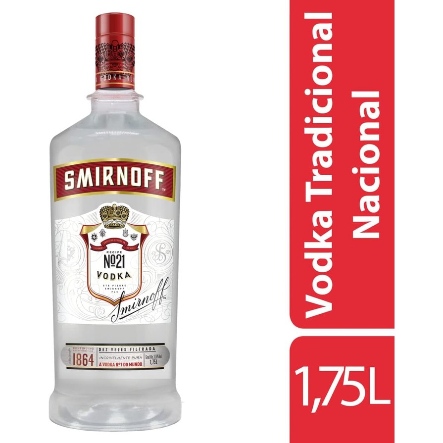 Vodka Smirnoff 1750ml
