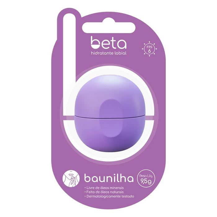 Hidratante Labial Beta Aroma de Baunilha 9,5g