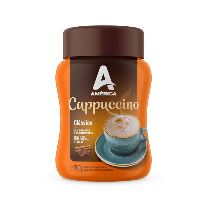 Cappuccino em Pó América Clássico 200g