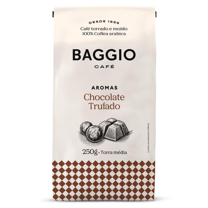 Café Torrado e Moído Baggio Aroma de Chocolate Trufado 250g