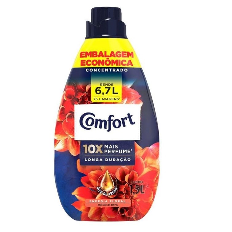 Comfort Amaciante Concentrado Energia Floral 1,5L