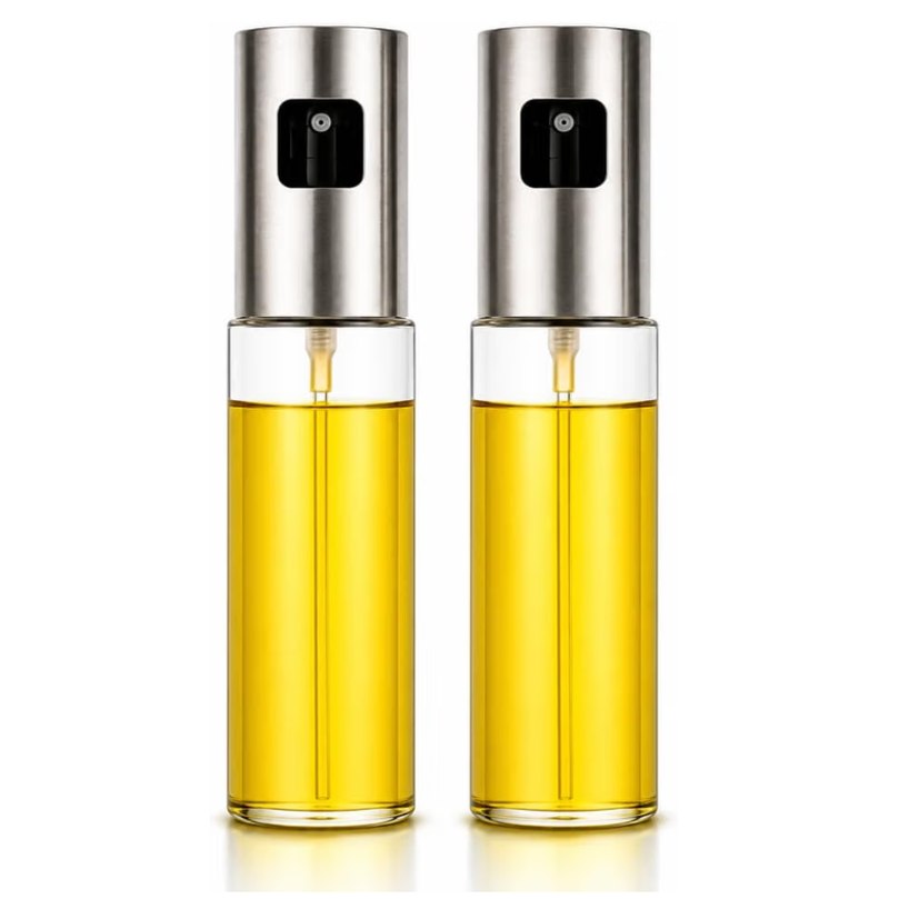 Kit 2 Borrifadores Spray para Azeite Óleo e Vinagre Multiuso Pulverizador Galheteiro 100 ml