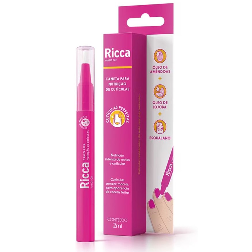 Ricca Caneta para Nutrição de Cutículas, 2ml