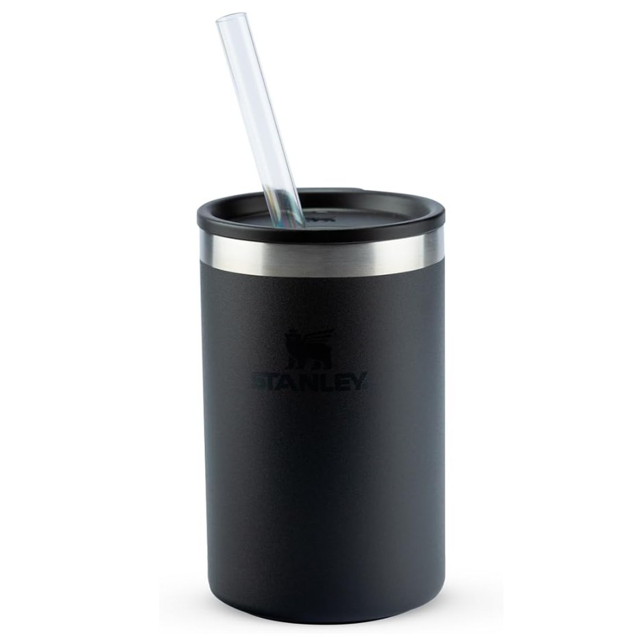 Stanley Copo Térmico 3 em 1 com Tampa e Canudo Black 296ml