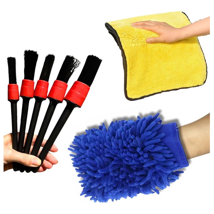 Kit 7 Peças Lavagem Automotiva