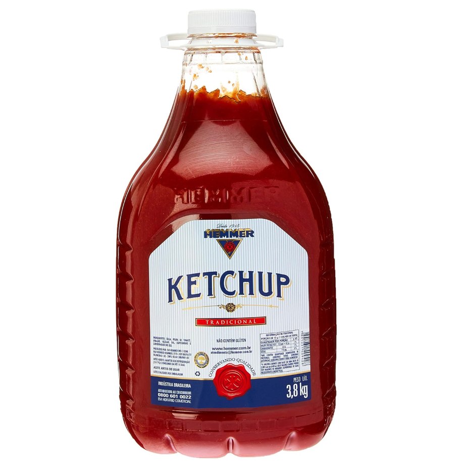 Ketchup Tradicional Hemmer Galão 3,8kg