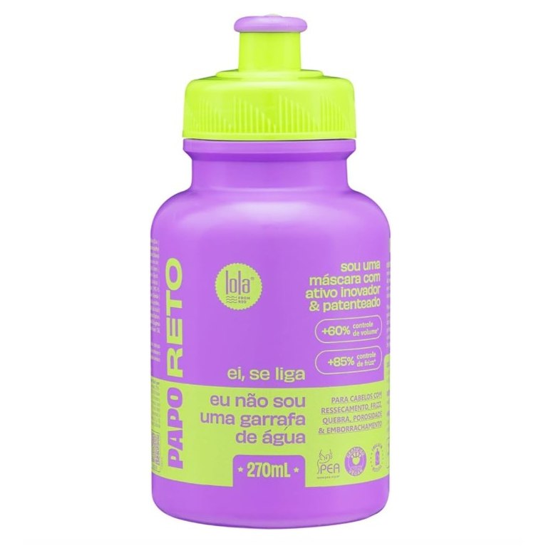 Papo Reto Máscara Fluida 270ml Lola Cosmetics