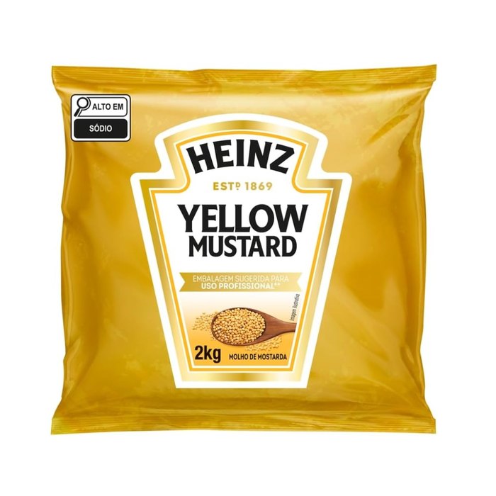 Heinz Mostarda Sachê Tradicional, 2KG