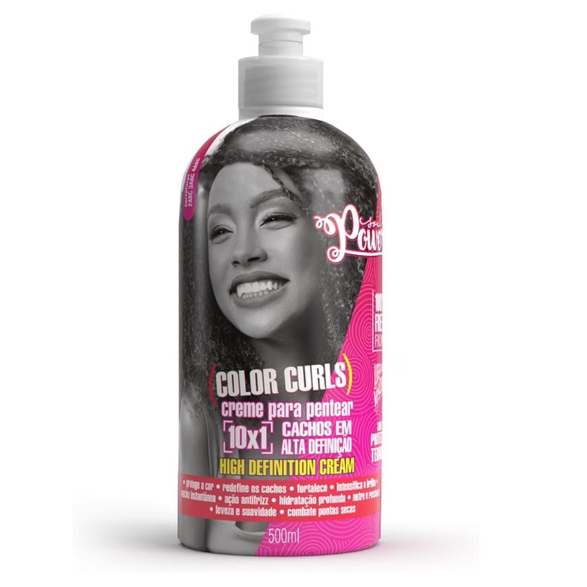 Creme para Pentear Soul Power Color Curls High Definition Cream - 500ml