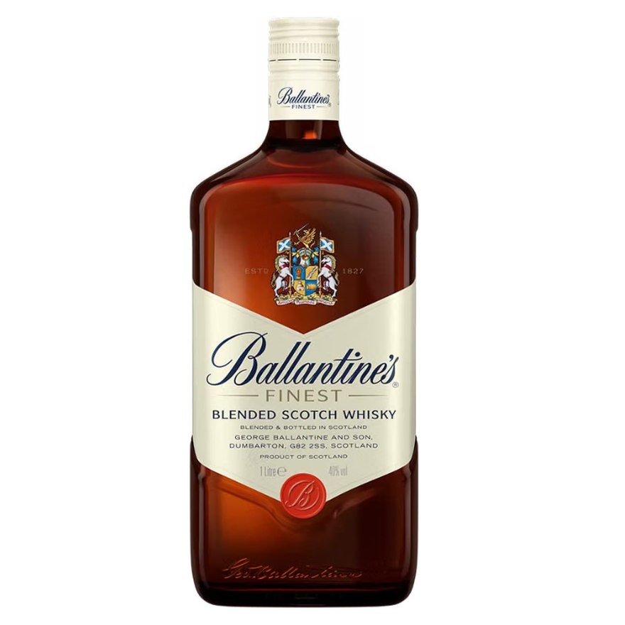 Whisky Ballantine's Finest Blended Escocês - 1 Litro