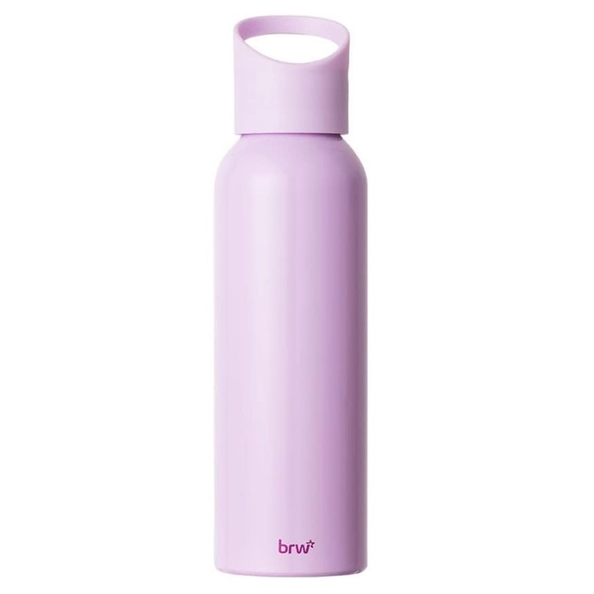 Garrafa em Alumínio com Tampa 600ml Lilás, BRW