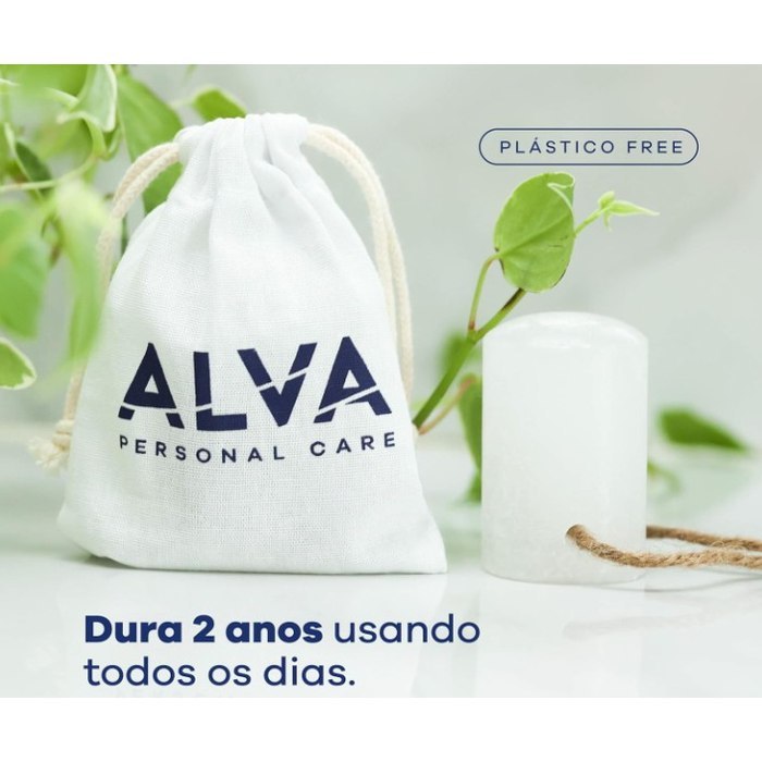 Alva Personal Care Desodorante Stick Cristal Sem Embalagem Alva - 120G
