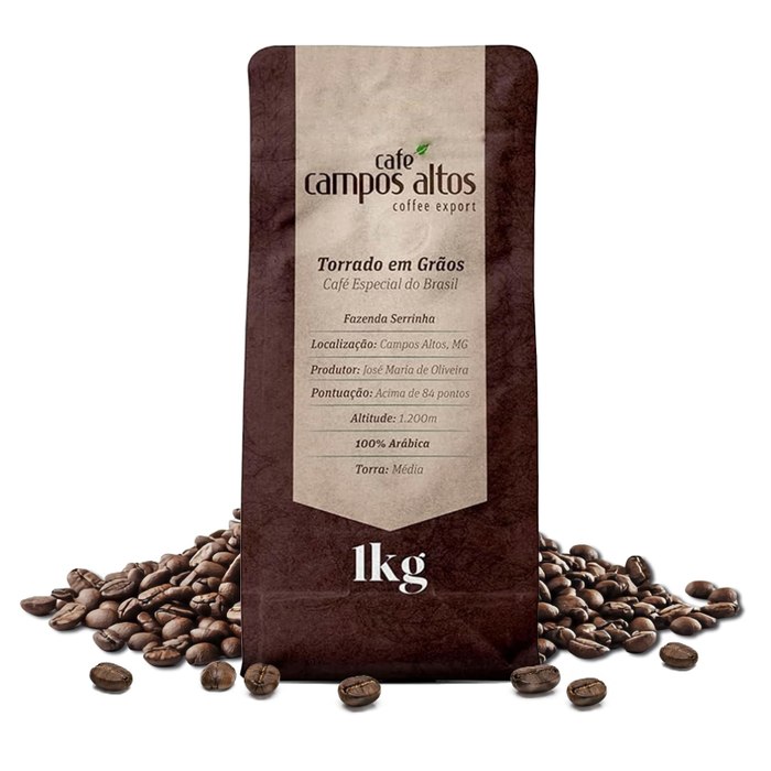 Café Campos Altos Especial em Grão 1kg