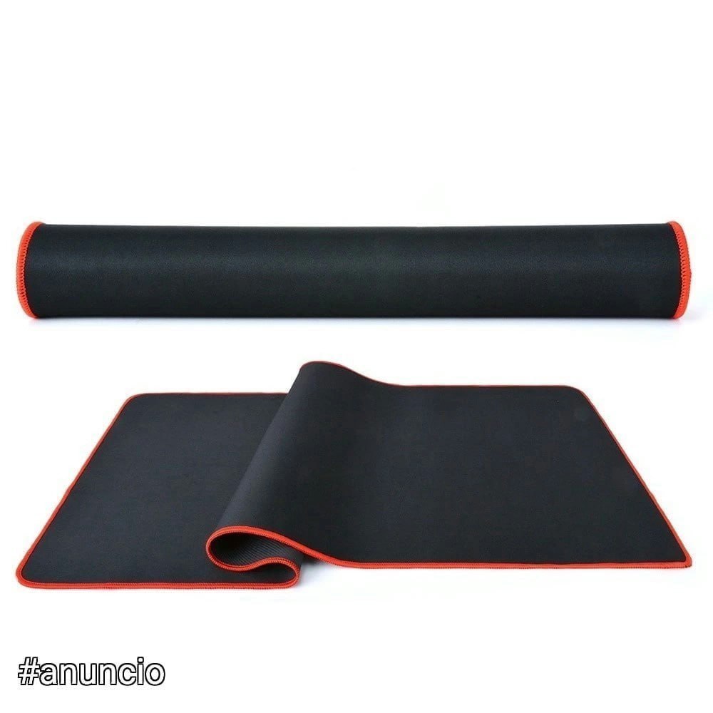 MousePad Gamer Speed Borda Vermelha Costurada 70 X 30 X 0.3cm