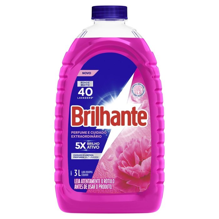 Sabão Líquido Brilhante Perfume e Cuidado Extraordinário 3L