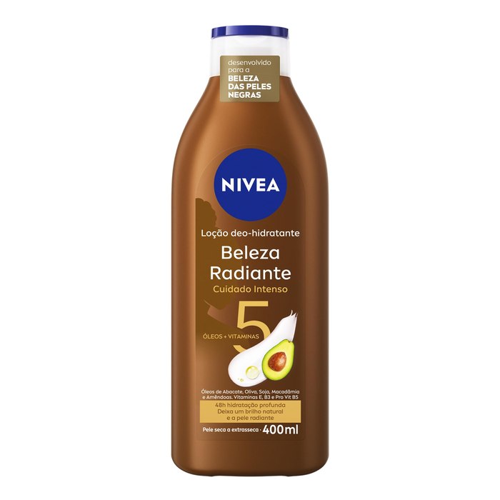 Hidratante Desodorante Nivea Beleza Radiante Cuidado Intenso 400ml