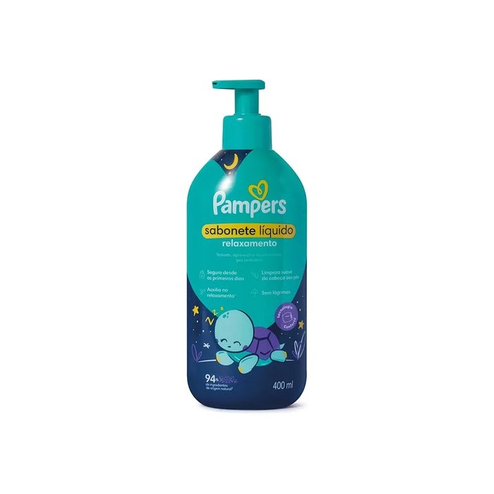 Sabonete Líquido Pampers Relaxamento 400ml