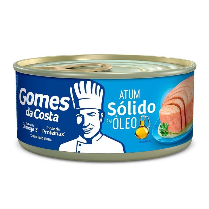 Atum Sólido Em Óleo Gomes Da Costa 170g