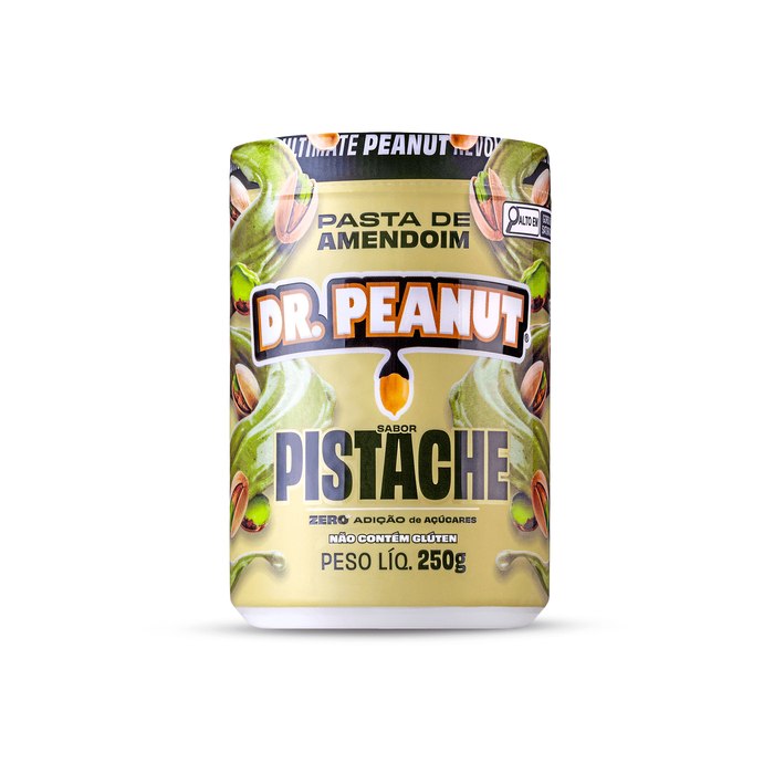 Pasta de Amendoim Dr. Peanut Sabor Pistache Pote 250g