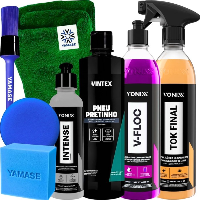 Kit limpeza automotiva V-FLOC