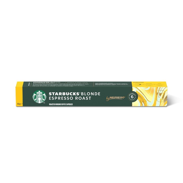 Café em Cápsula Starbucks Blonde Espresso Roast by Nespresso 10 cápsulas