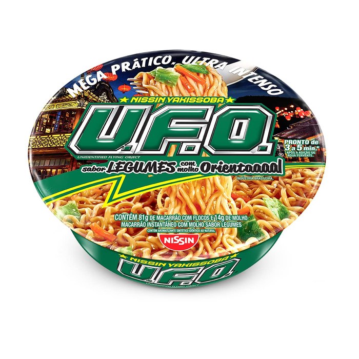 Macarrão Nissin UFO Sabor Legumes