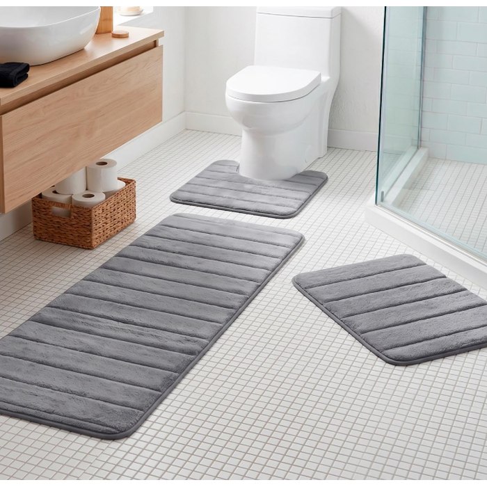 Kit Tapetes Banheiro Ultra Absorvente
