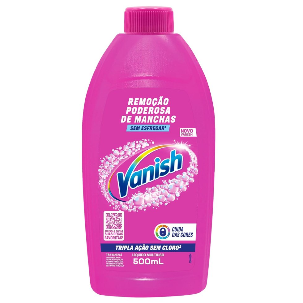Tira Manchas Líquido Vanish Oxi Action Pink 500ml