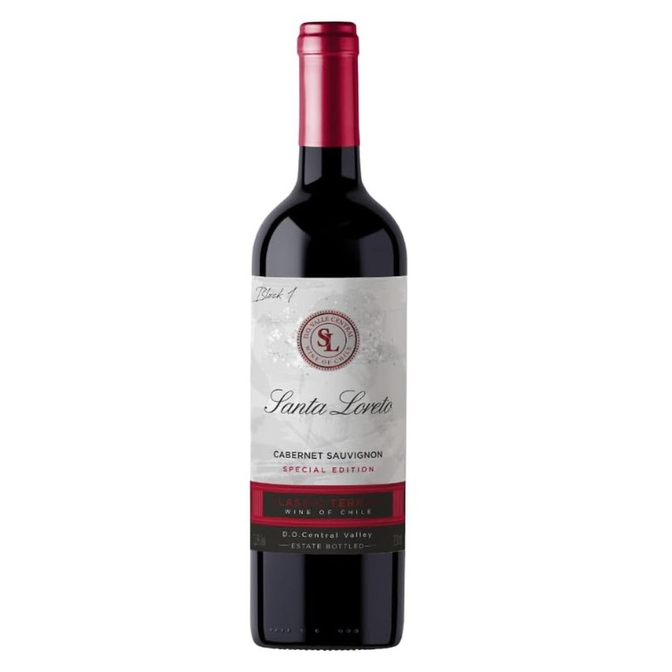 Vinho Fino Tinto Chileno Santa Loreto Varietal Cabernet Sauvignon 750ml