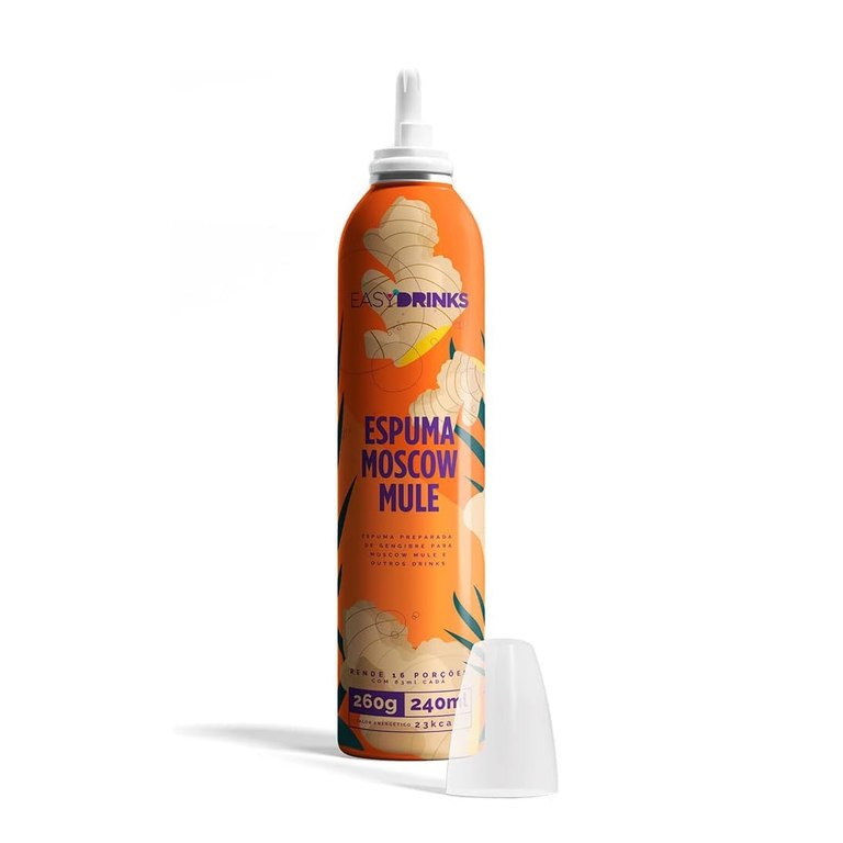 Spray de Espuma Easy Drinks Gengibre para Drinks (Moscow Mule)