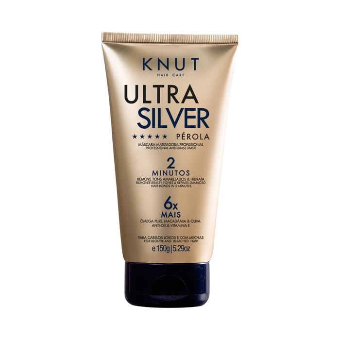 Máscara Knut Hair Care Ultra Silver Pérola 150G