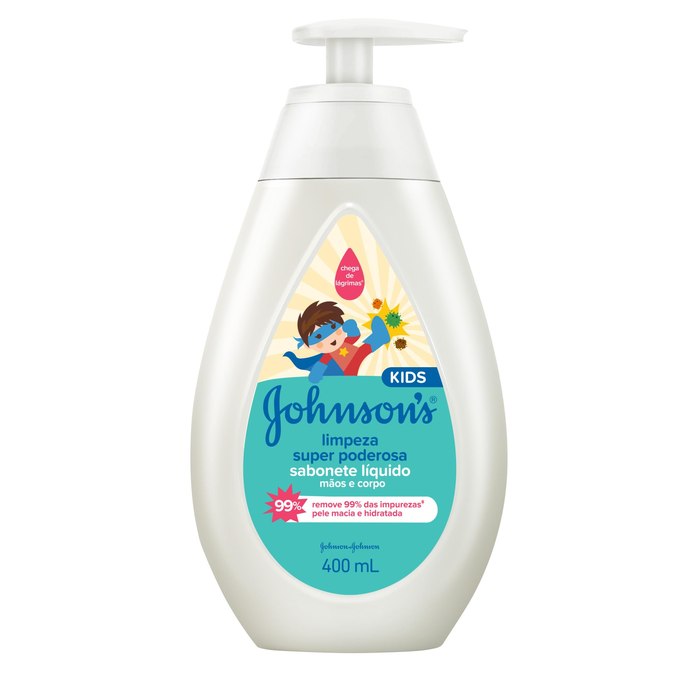 Sabonete Líquido Johnson's Baby Limpeza Super Poderosa 400ml