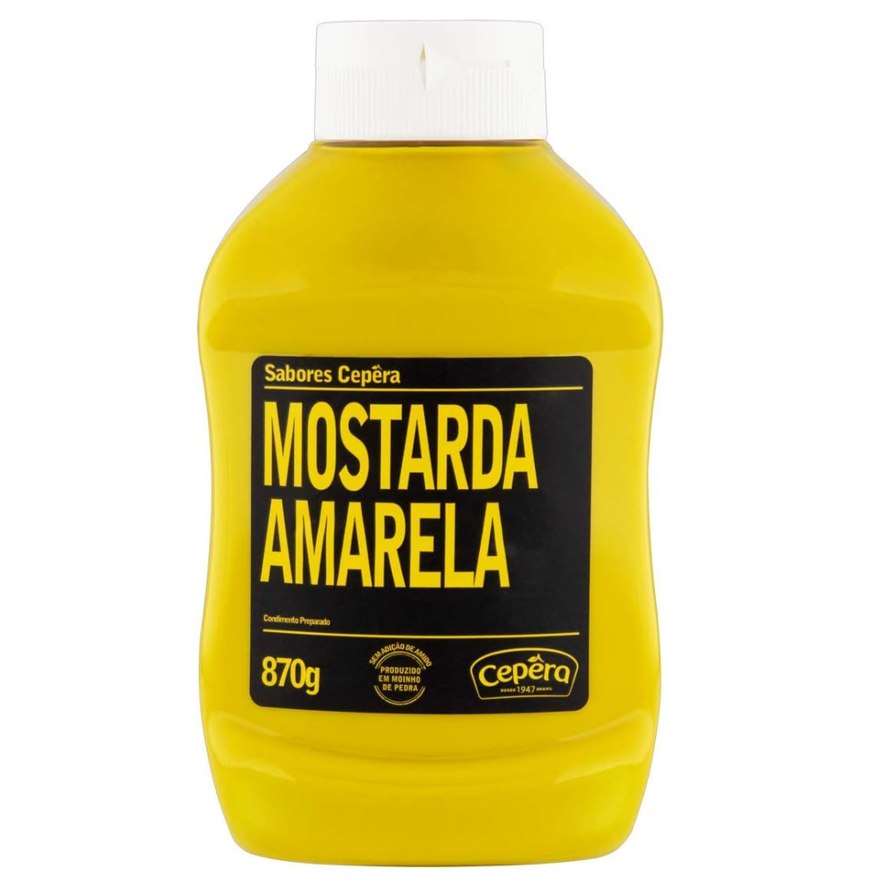Mostarda Amarela Sb. Cepera 870g