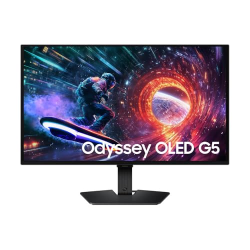 Samsung Monitor Odyssey OLED G5 27", QHD, 180Hz, 0.03ms, G-sync, FreeSync, DP, HDMI