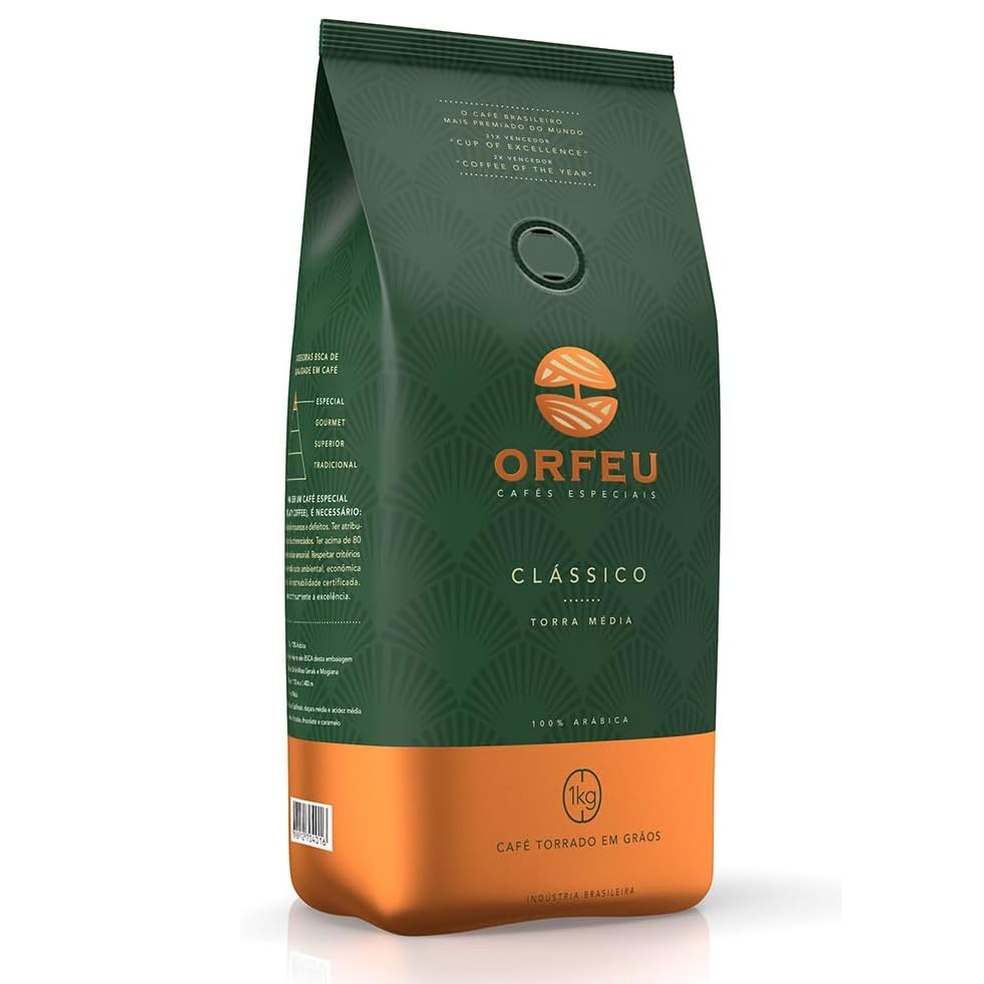 Café Orfeu Clássico em Grãos 1kg