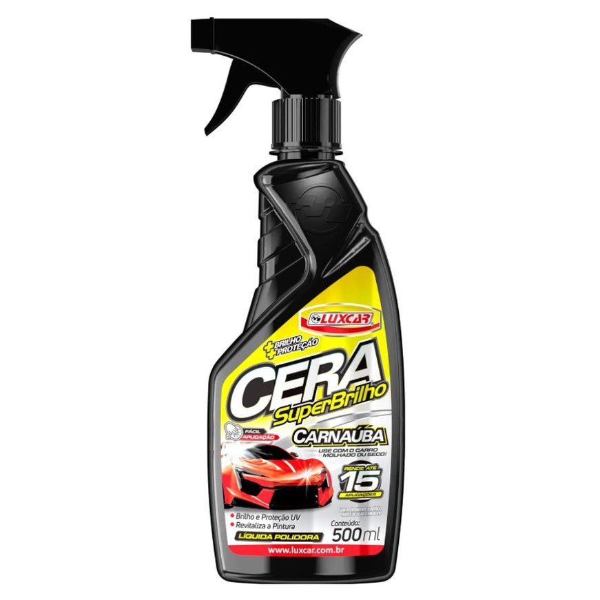Cera Líquida Superbrilho Luxcar 500 Ml