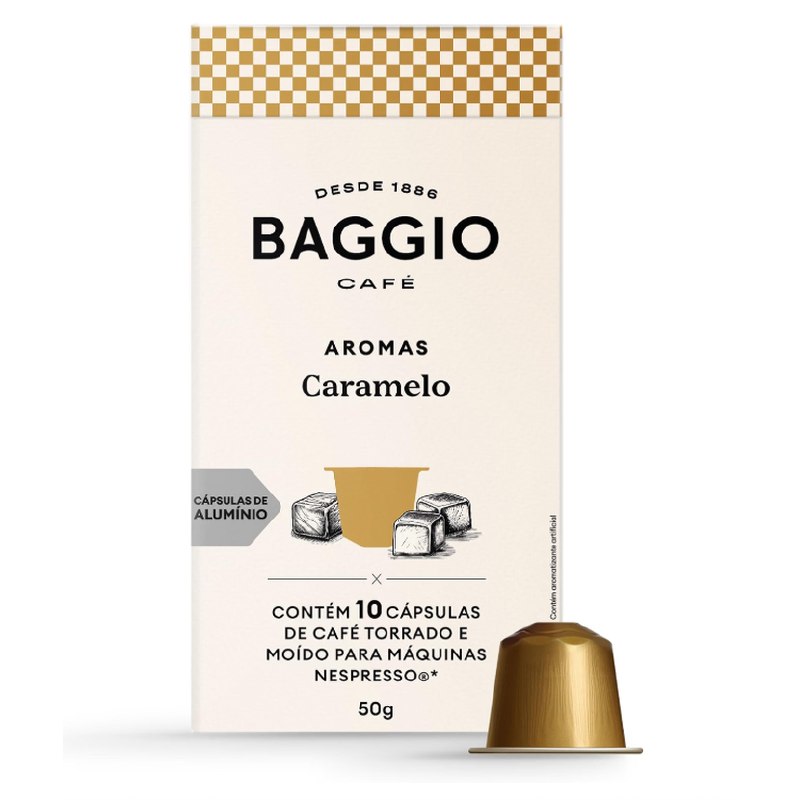 Baggio Café Cápsulas De Café Aroma Caramelo 10 Cápsulas