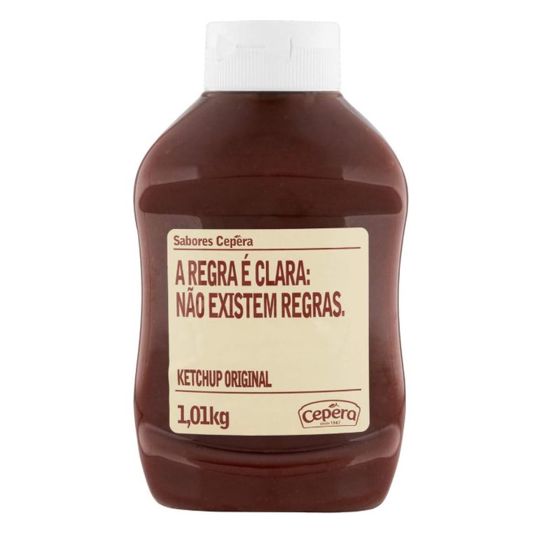 Ketchup Original Sabores Cepêra 1,01kg