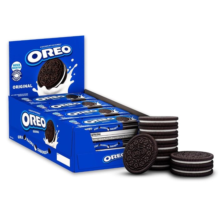Biscoito Recheado Oreo Original - Display com 8 unidades de 36g