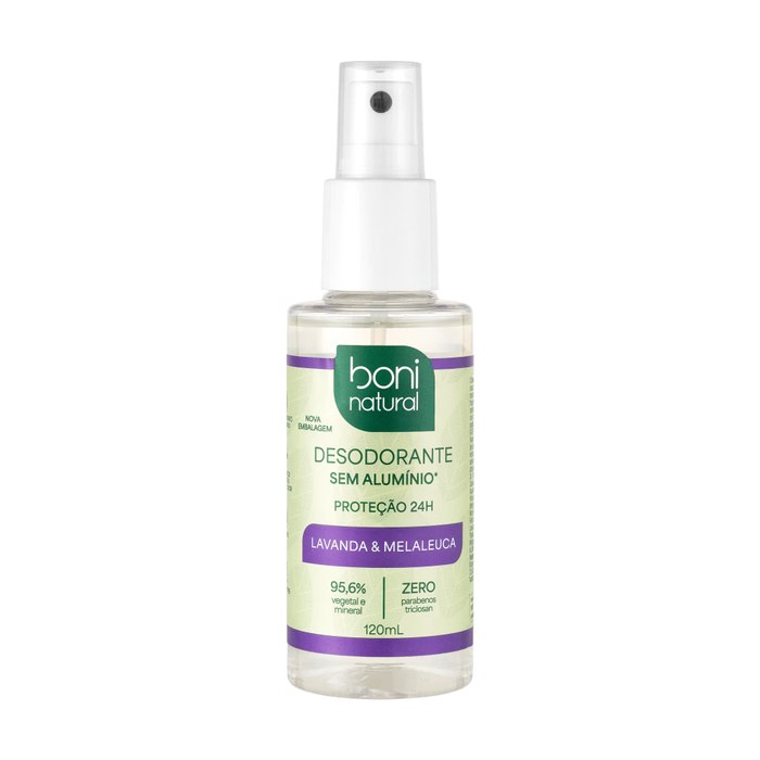Desodorante Boni Natural e Vegano Lavanda e Melaleuca 120ml