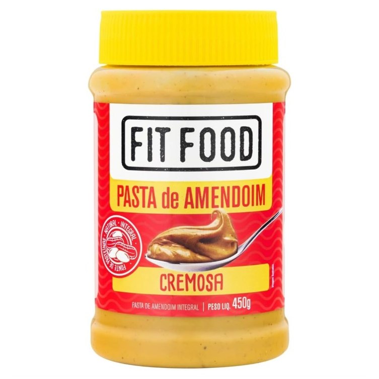 Fit Food Pasta de Amendoim Cremosa 450g